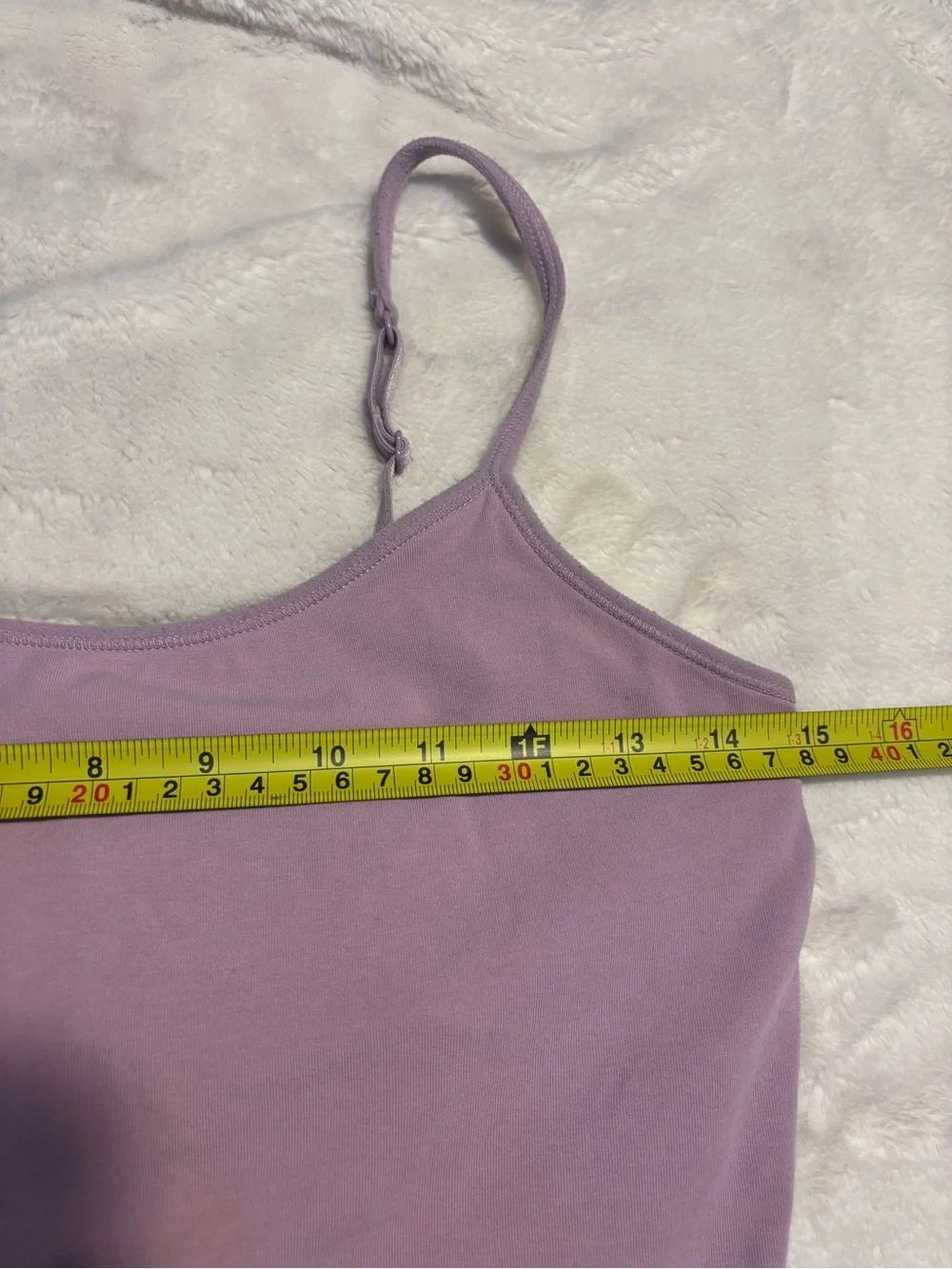 Express Camisole Medium Lilac Purple Adjustable Spaghetti Straps Cotton Stretch